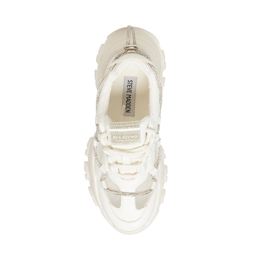 Zapatillas Steve Madden Miracles Mujer Blancas | ES KVSE06